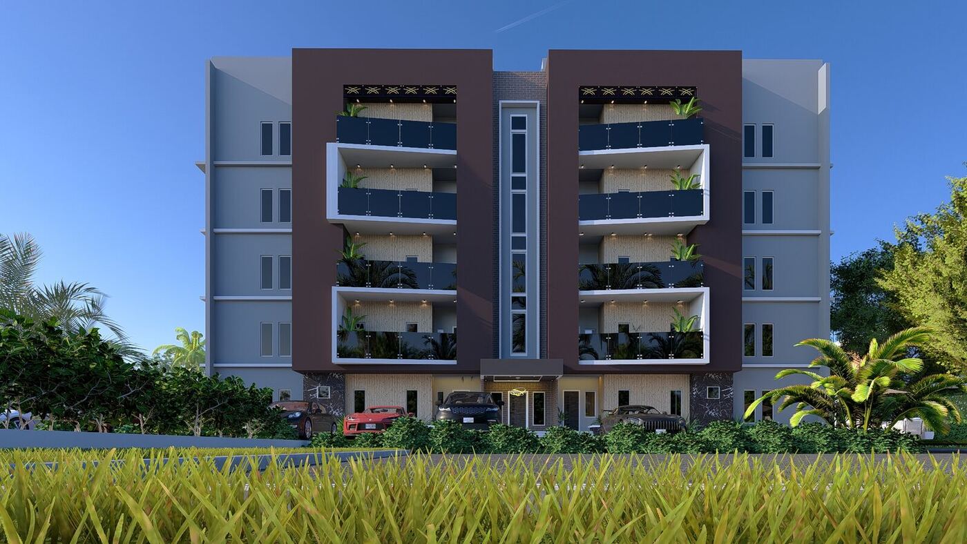 The Emerald — front exterior, Guzape