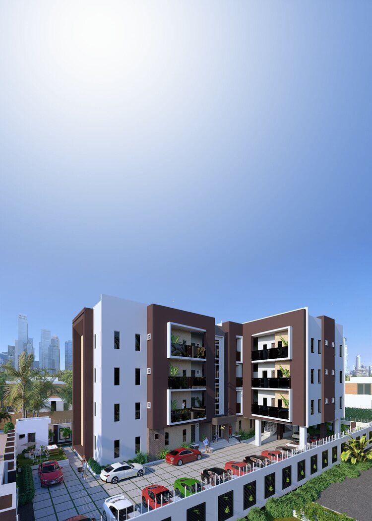 Verndy Apartment — block front, Game's Village